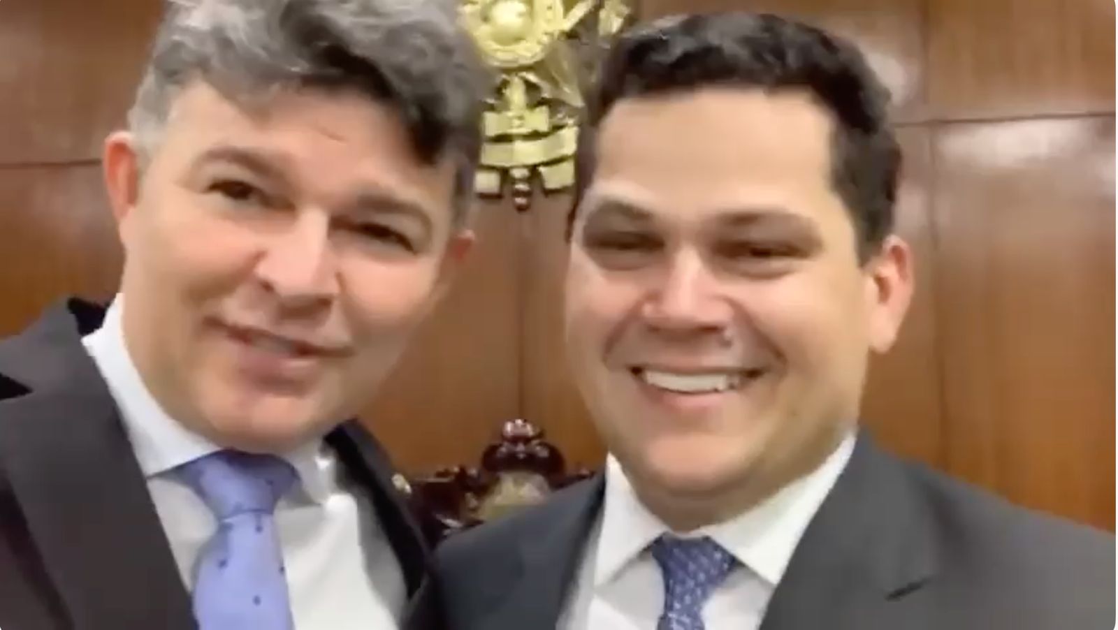 Alcolumbre reconheceu ajuda de Medeiros para chegar à Presidência do Senado