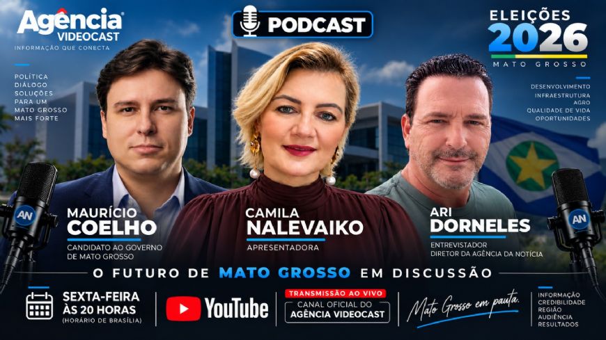 Maurício Coelho participa de podcast do Agência Videocast nesta sexta-feira, às 20h