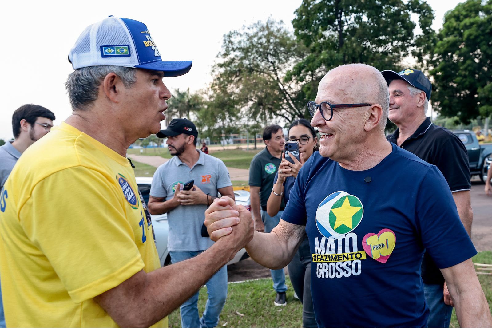 Pivetta e Medeiros fazem campanha juntos em Sinop
