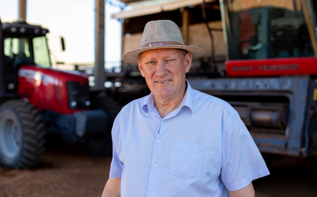 Da pequena propriedade no Sul à agricultura em Mato Grosso, Lírio Lautenschalager construiu sua história no campo